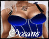 nina blue corset