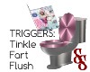 Pink & Grey Toilet w/mag
