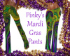 Pinkys Mardi Gras Pants