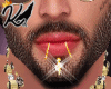 K♛-Pircing Facial Ouro
