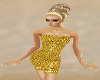 Shiny Gold Sequin Dress