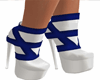 heels blue and white