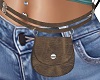 Rustic Leather Waist Bag