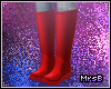 M:: Rubber Boots - Red