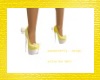 yellow bow heels