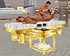 Gold White MassageTable
