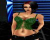 emerald corset