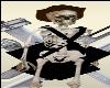 Skeleton Fun Funny Swords Halloween Costumes Cowboy Hat