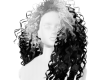 Black&White curly hair