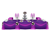 Purple Buffet Wedding