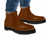 LEATHER BROWN BOOTS