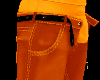 Orange Sexy Open Pants
