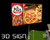A! 3D Pizza Billboard