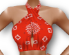 Red bandana bikini top