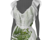 Il palm print long dress