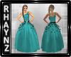 Lil Princess Gown-Teal