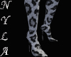 *Ny S Leopard Heel Boots