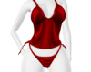 silky red pjs