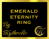 EMERALD ETERNITY RING