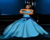 ^H^ Blue Wedding Dress