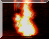 Magic Red Fire Particles