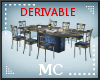 DERIVABLE 8 SEAT DINING 