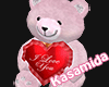 Valentine Bear Pink