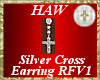 Sil. Cross Earring RFV1