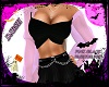 PINK/BLACK FASHION TOP