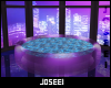 Purple Neon Pool Tub