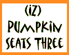 (IZ) Pumpkin Seats Three