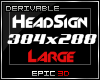 [3D]Dev*HeadSign Large|M