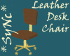 *Sync Leather Desk Chair