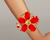 Red Fower R Bracelet