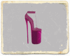 !TG pink transpar heels