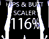 Hips & Butt Scaler 116%