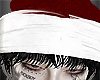 𝟭. Red Xmas hat blk