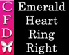 [CFD]Emerald Heart Ring