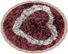 Circular Heart Rug