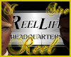 Reel HeadQuarters Sign