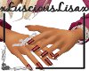 Dainty hands w/fancy 