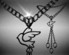 ! Black Dove Necklace
