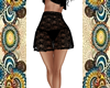 lace skirt black