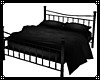 Custom Black Bed