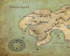 Neverland Map Framed Art