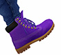 Purple Lace Work Boots M