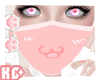 Ko ll Mask Neko Pink