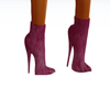 Aubergine Ankle Boots