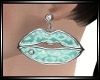 Aqua Leopard Lips Set