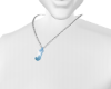 "J" Necklace Blue